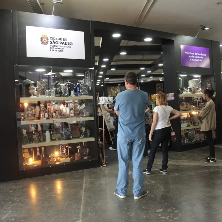 Stand na Feira de Artesanato da Prefeitura