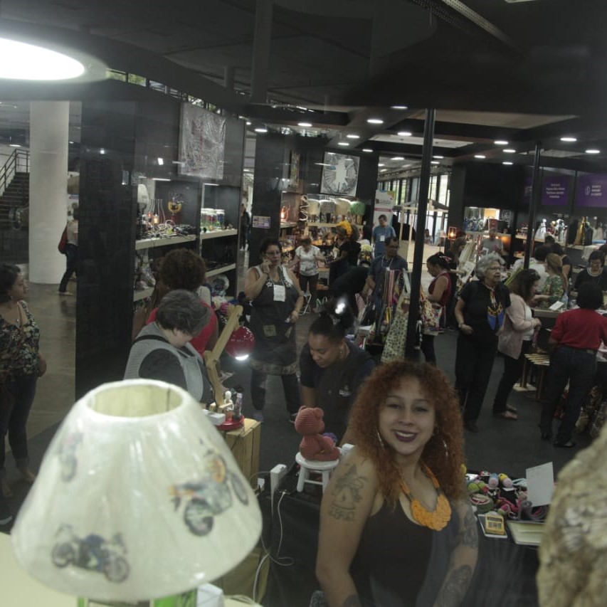 Stand em Feira de artesanato da Prefeitura de São Paulo