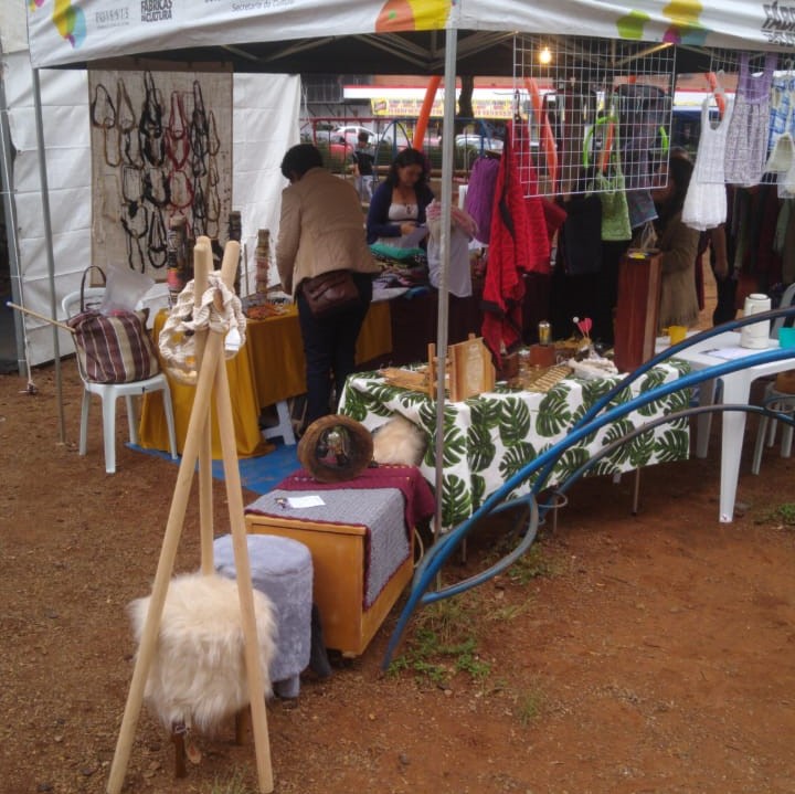 Stand em Feira de Artesanato ao ar livre