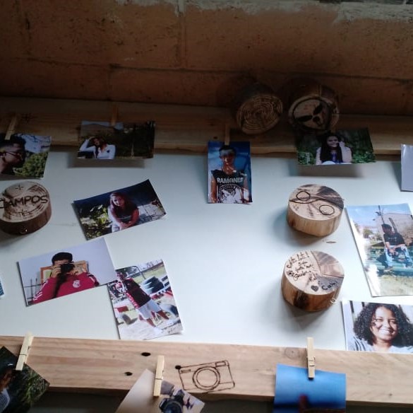 Exposição dos trabalhos realizados na oficina